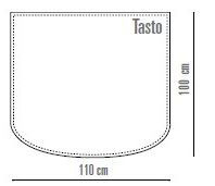 Tappeto Ignifugo T103 per il Camino e la Stufa 100x110cm - Il Tuo